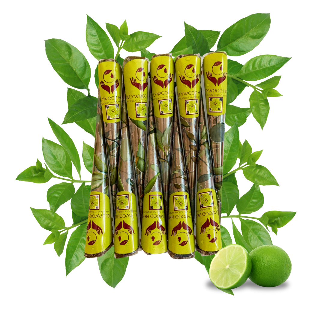 10 Handmade Henna Cones - Freshly Prepared 100% Natural Henna Paste (15-18g Each) HOLLYWOOD HENNA