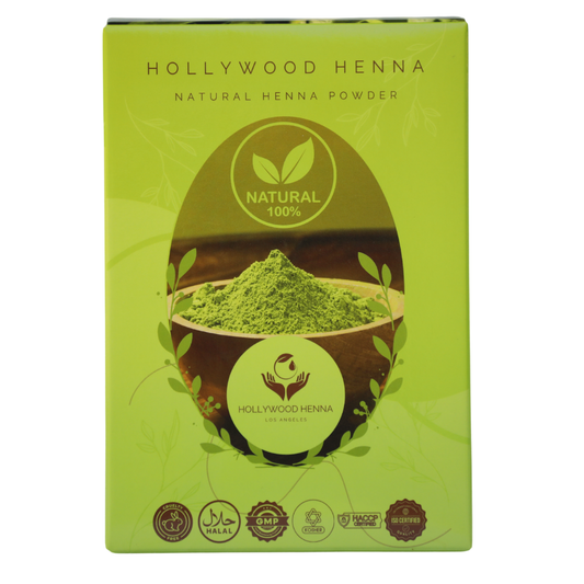 Natural Henna Powder Box - Ammonia-Free - Treatment (0.22 lbs) HOLLYWOOD HENNA