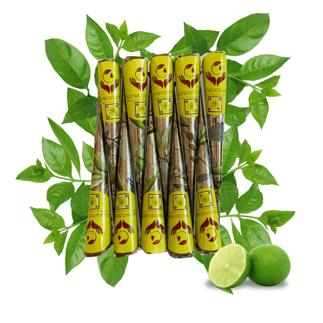 10 Handmade Henna Cones - Freshly Prepared 100% Natural Henna Paste (15-18g Each) HOLLYWOOD HENNA