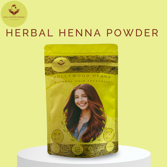 Herbal Henna Powder Pouch - Natural Hair Treatment - Organic & Ammonia-Free (0.5 lbs)