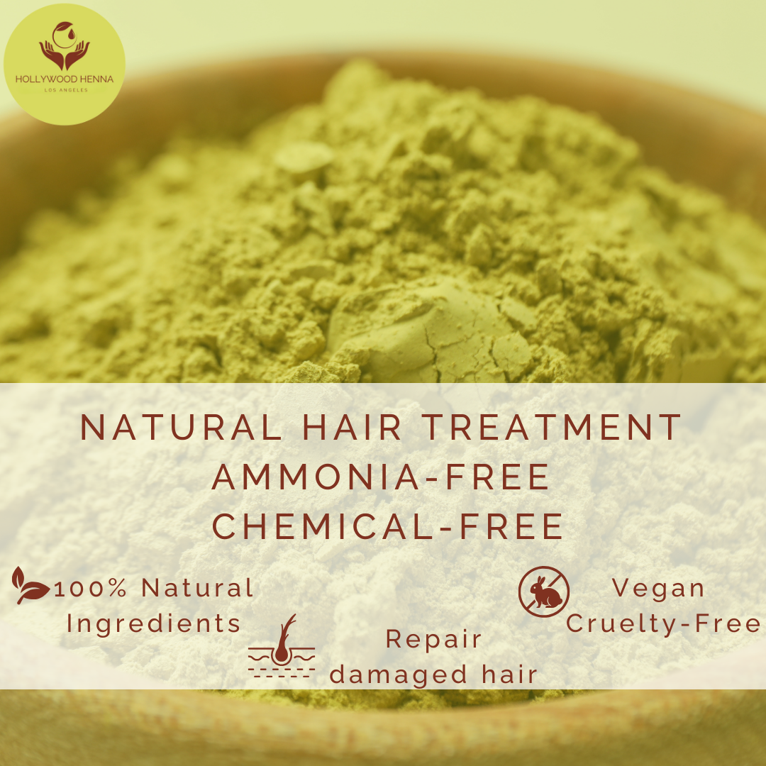 Natural Henna Powder Box - Ammonia-Free - Treatment (0.22 lbs)